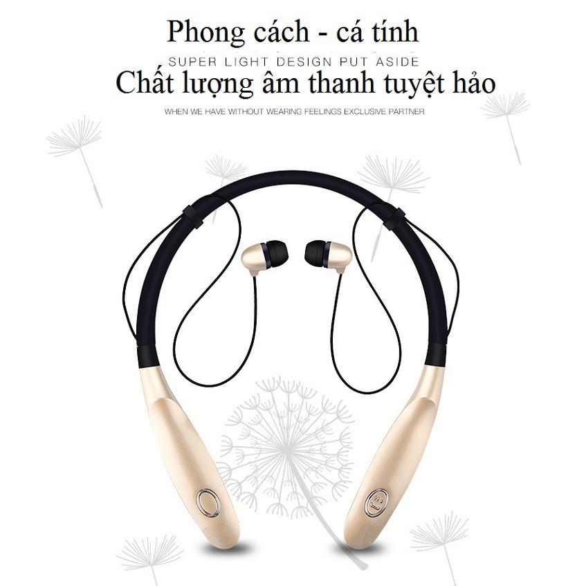 Tai Nghe Nhét Tai ️️ Tai Nghe Thể Thao Không Dây - Tai Nghe Treo Cổ HBS900S  Phong Cách Cá Tính Năng Động