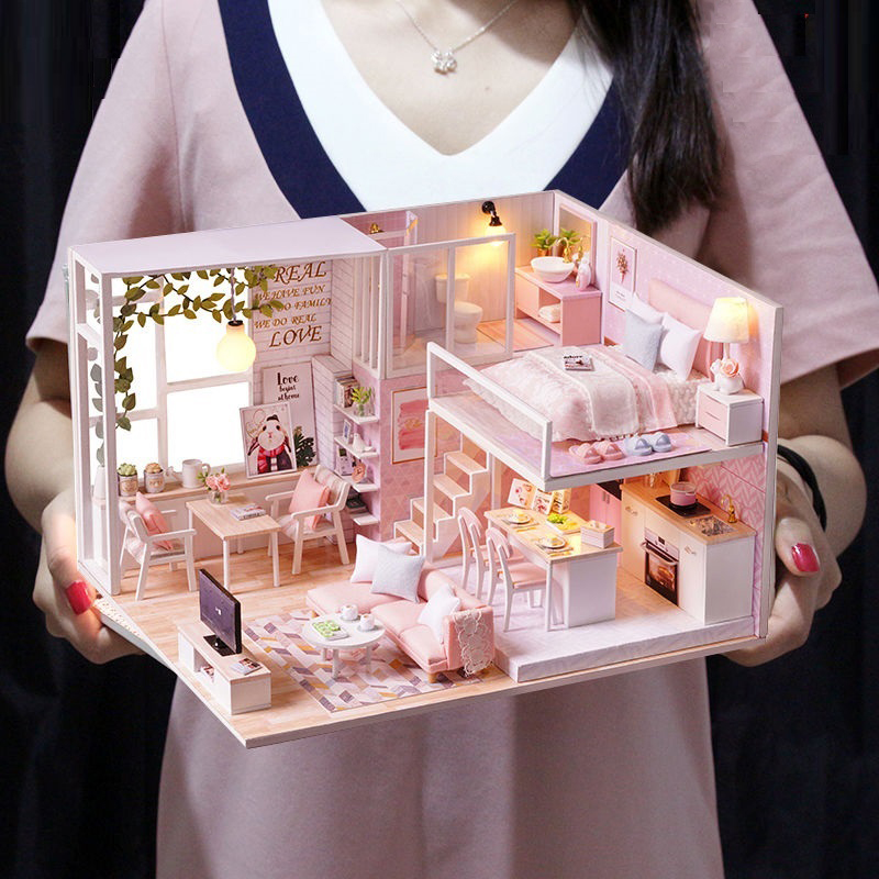 Mô hình nhà DIY Doll House Cuộc Sống Yên Bình Tranquil Life Kèm Mica Chống bụi