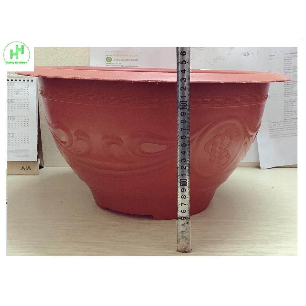 2 Chậu Nhựa Trồng Hoa, Cây Cảnh Bình Thuận Plastic PLT 480