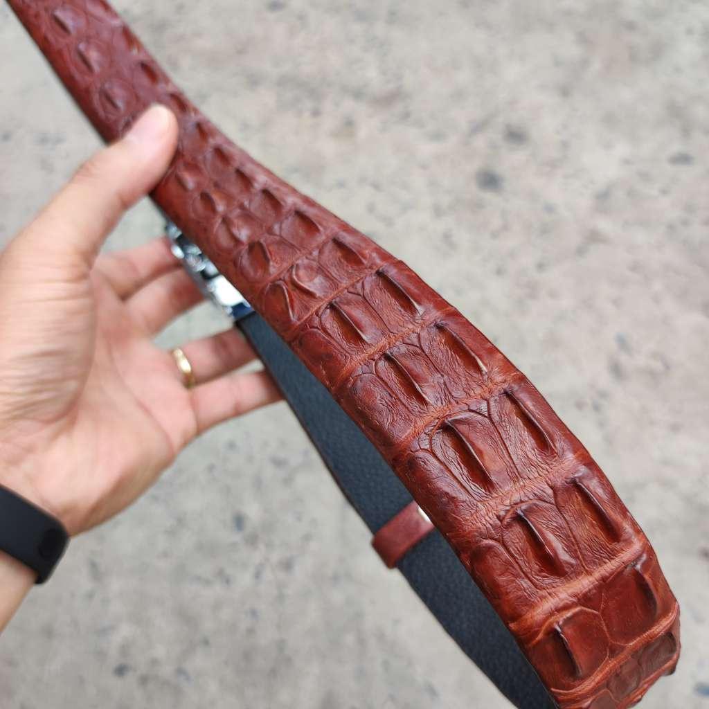 Thắt Lưng Nam Da Cá Sấu Liền Gai Lưng N31ND1