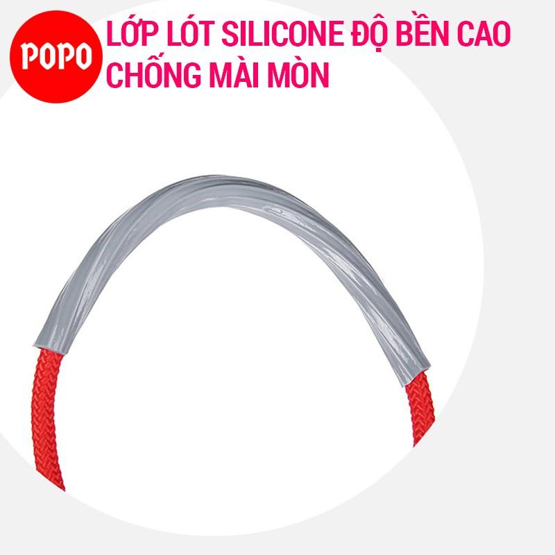 Dây nhảy cao cấp, nhảy dây thể lực thể thao thể dục giảm mỡ bụng POPO XS005 dây chống rối, chống mài mòn