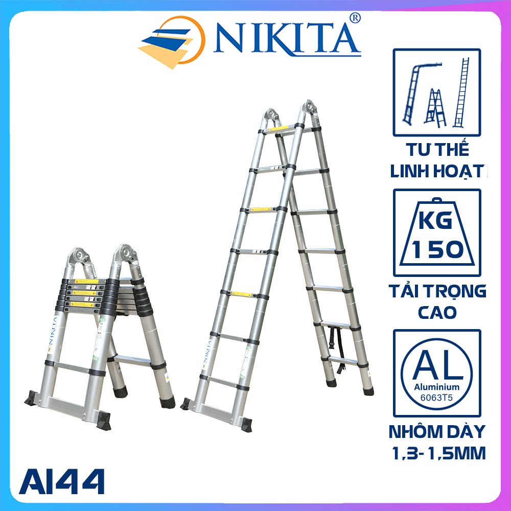 Thang Nhôm Rút Đa Năng 4,4 Mét - AI44