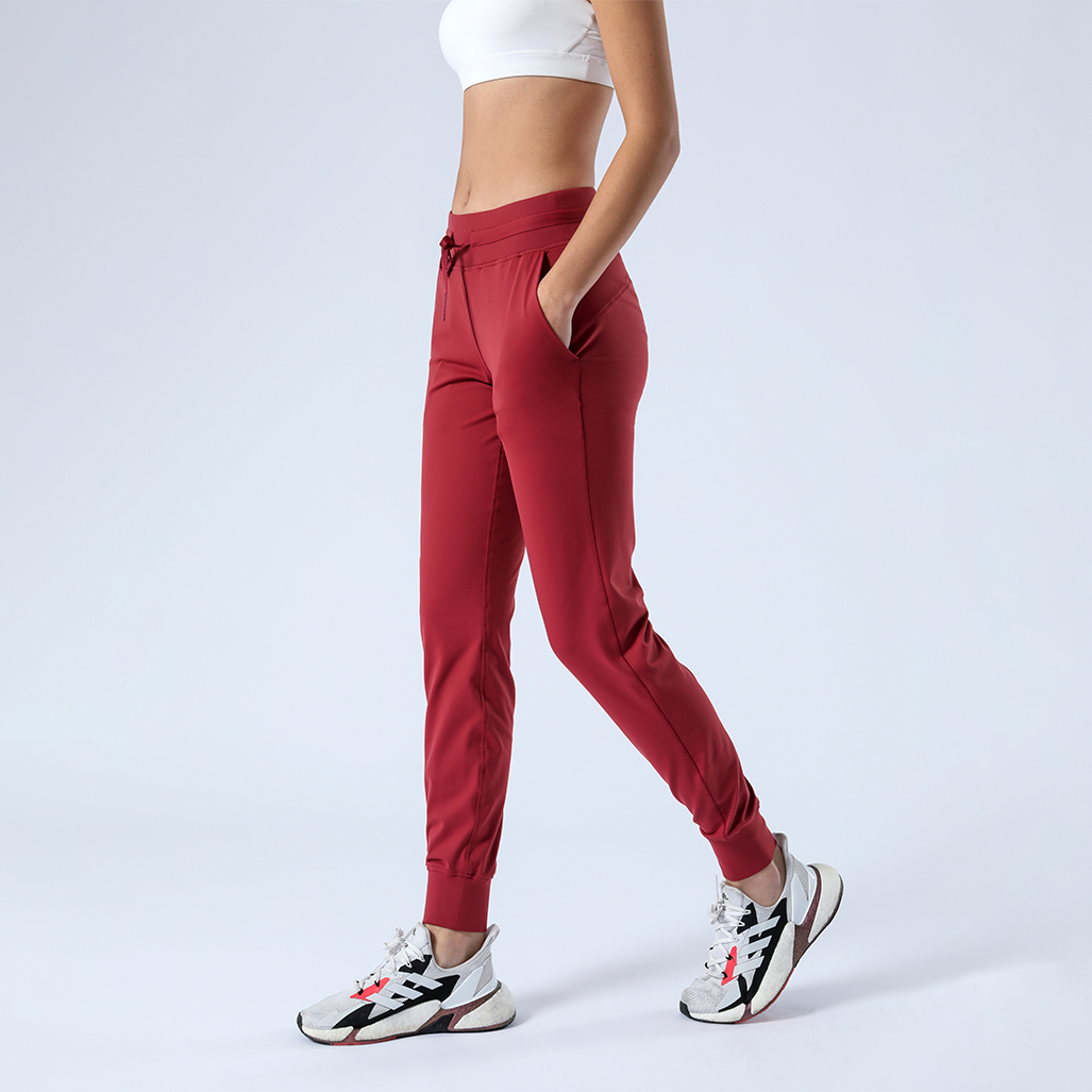 Lulu thể thao quần bình thường nữ yoga quần legging tập luyện chạy bộ với túi chạy thể thao và tập thể dục Color: midnight blue Size: M