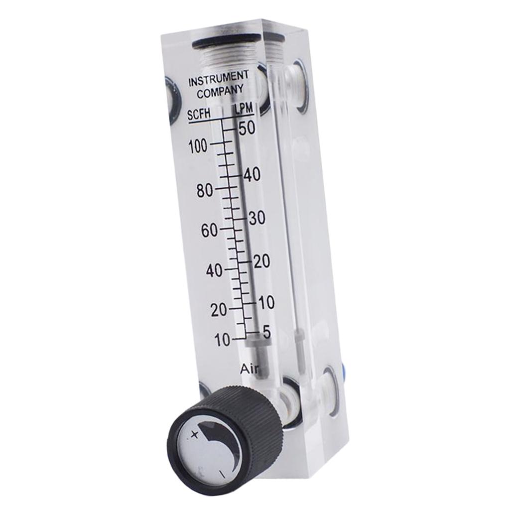 Máy đo Lưu Lượng Cánh Quạt Thủy Tinh 1 Cái Máy đo Lưu Lượng Nitơ 102mm Cho Oxy Trong Nước