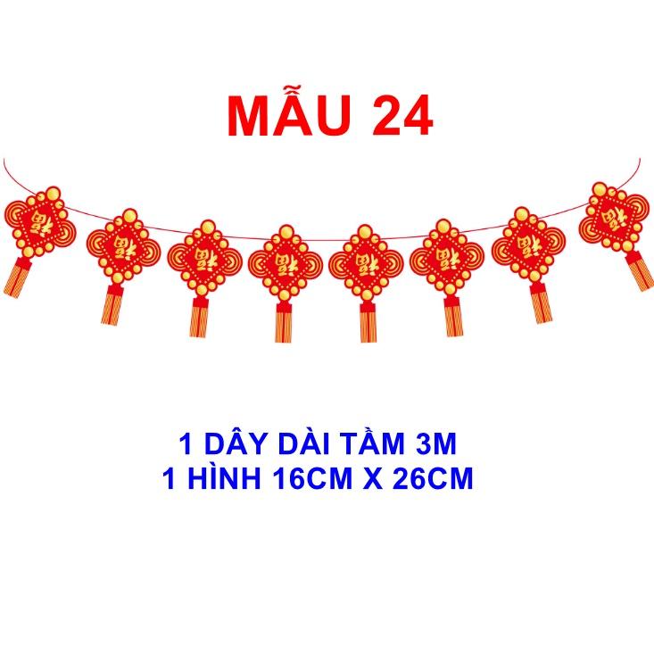 Cờ trang trí tết mẫu 24