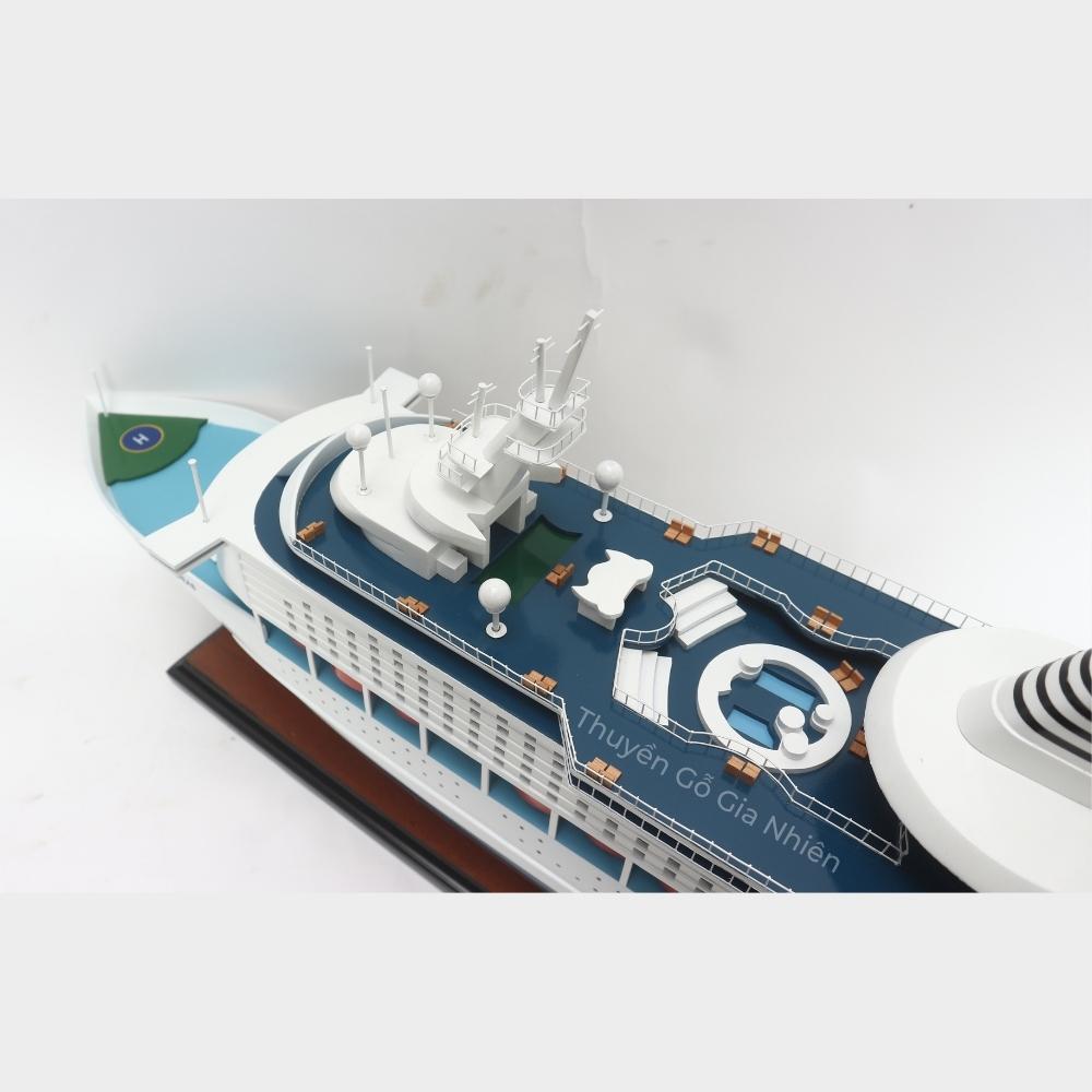 Mô Hình Thuyền Gỗ Trang Trí Phong Thủy Dạng Thuyền Du Lịch VOYAGER OF THE SEAS Chính Hãng, Hàng Xuất Khẩu Chất Lượng Cao