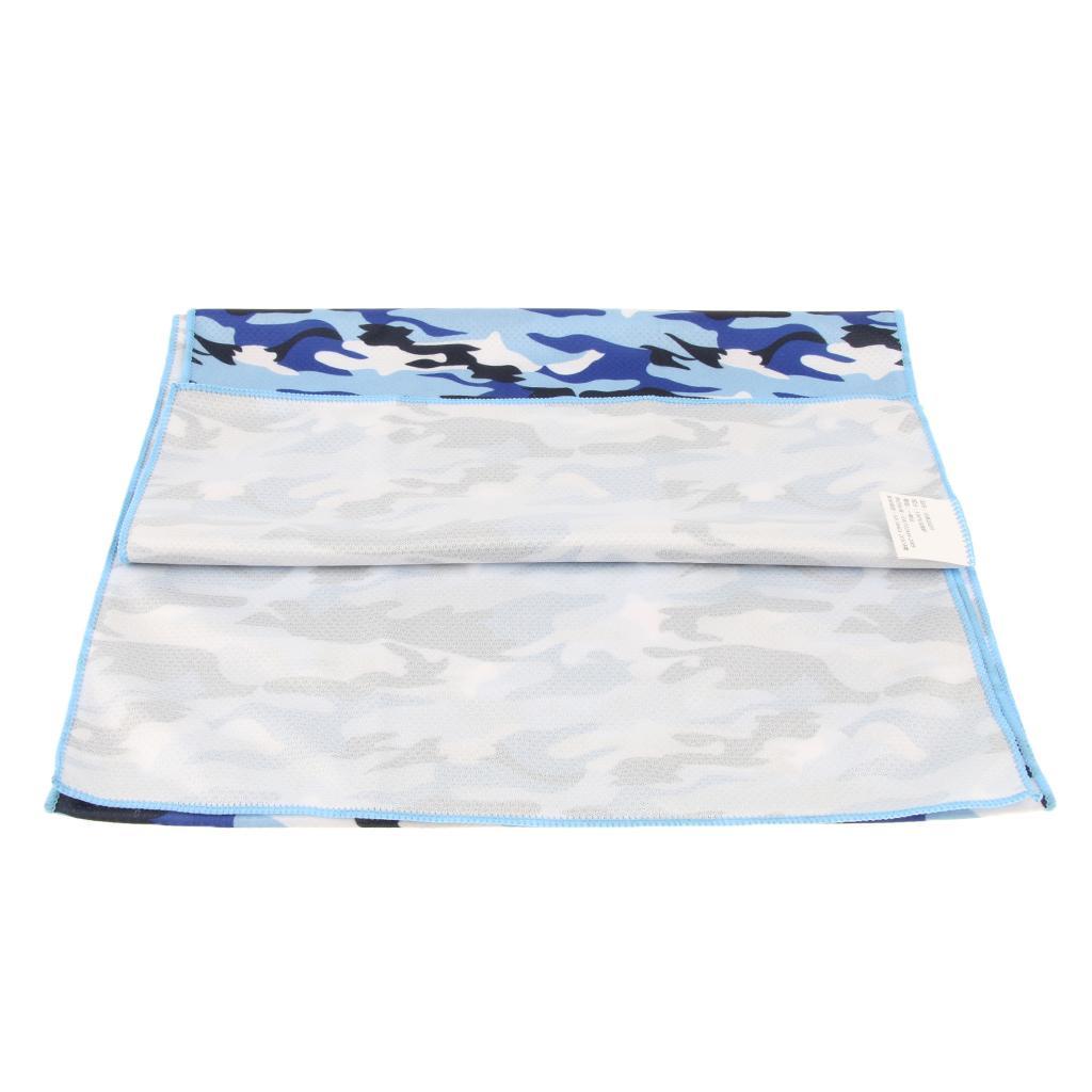 Instant Cooling Towel Reusable Chill Cool for Outdoor Sports Cycling Hiking Camping Gym