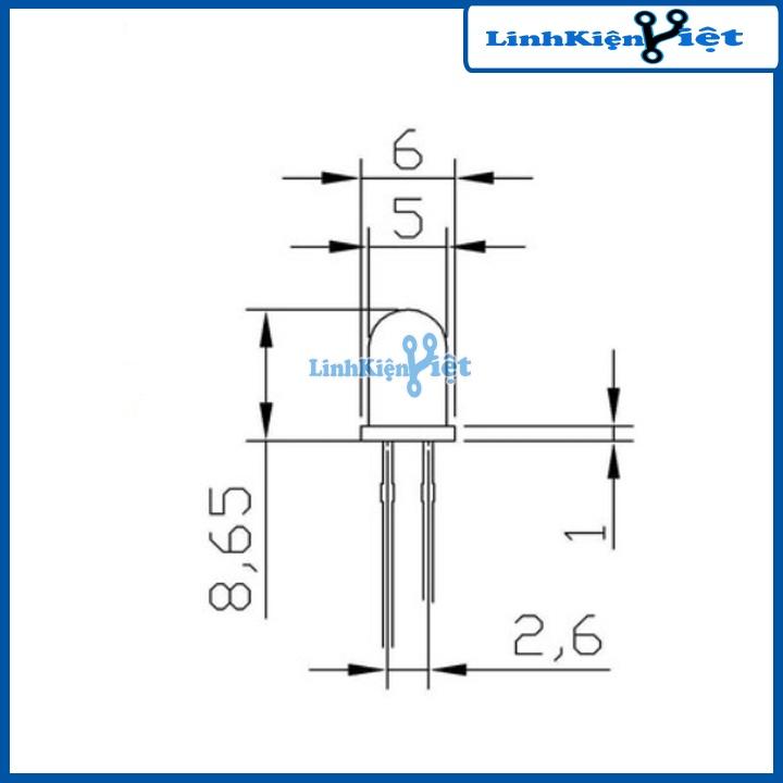 Led Thu Hồng Ngoại 3mm - 5mm