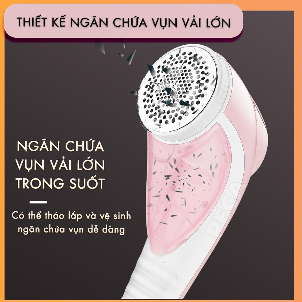 Máy cắt lông xù vải cao cấp Kemei KM-1905 công suất mạnh 9W sạc không dây dùng cắt lông xù vải, quần áo, chăn nệm, thảm