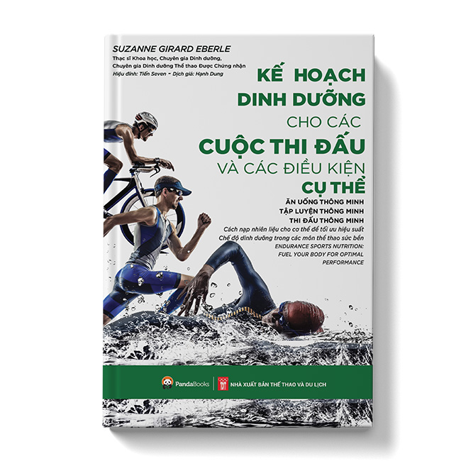 Sách - COMBO 5 cuốn: Ăn và chạy + Ultrarunning + Chiến lược và Kế hoạch dinh dưỡng + Chương trình tập luyện 70.3