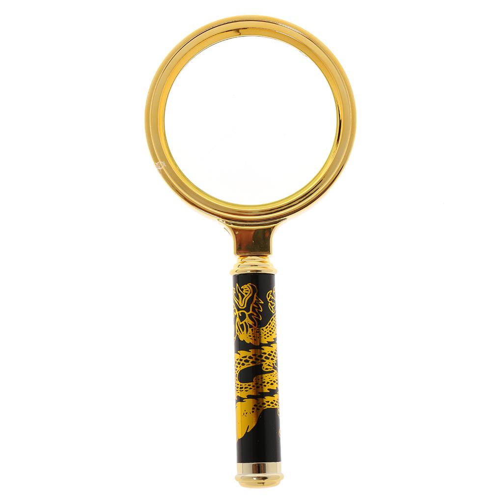 70mm Hand Held Magnifying Glass Optical Reading Tool Hobby Loupe Loop Lens
