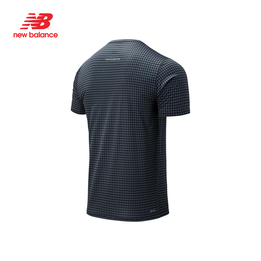 Áo thun tay ngắn thể thao nam New Balance Printed Accelerate - AMT03204BKM (Form Châu Á