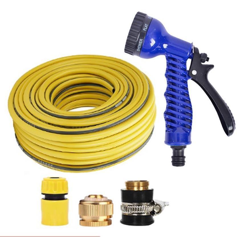 Bộ dây và vòi xịt tăng áp lực nước,rửa xe, tưới cây 20m 206843