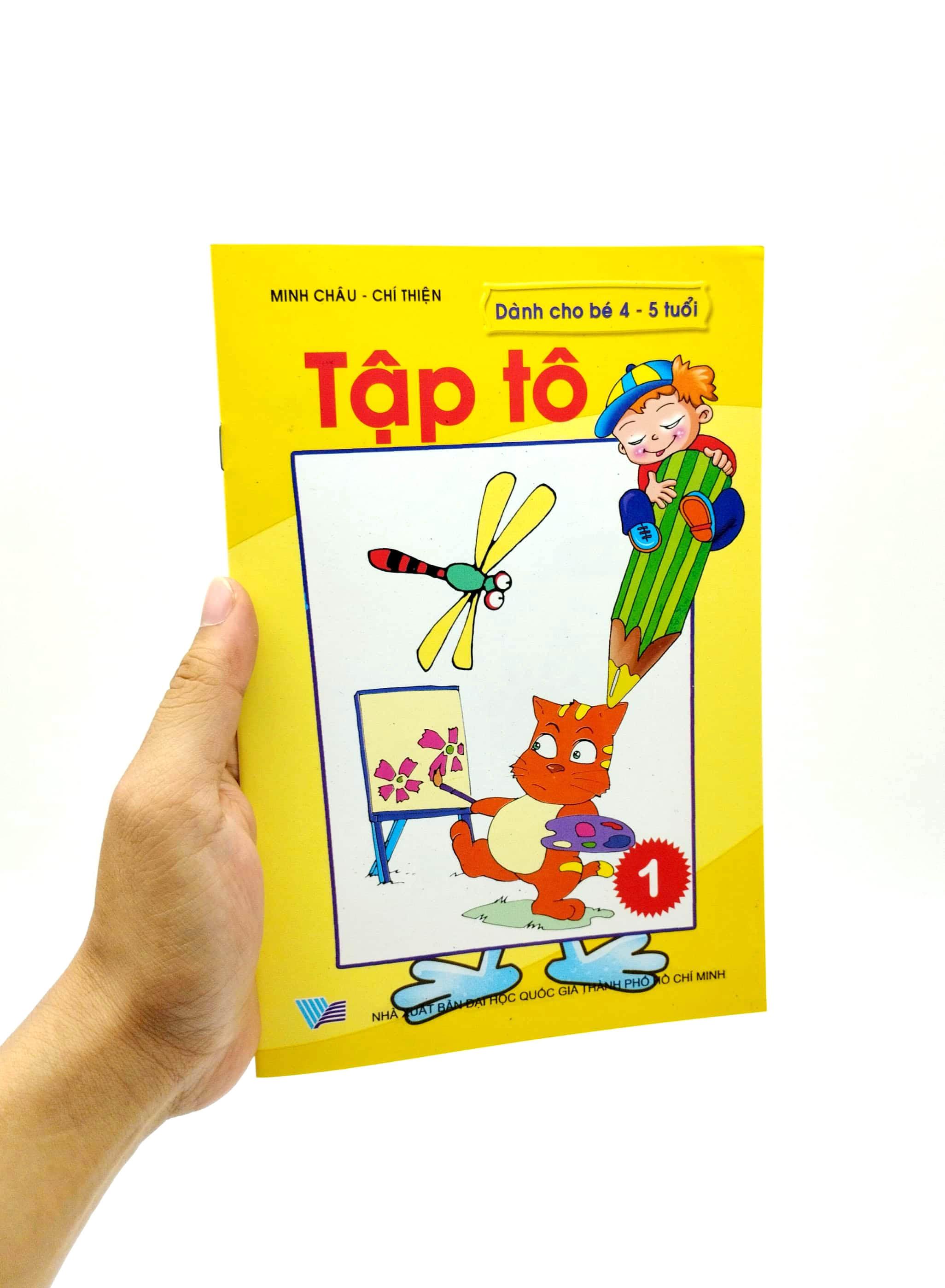 Tập Tô 1 - Dành Cho Bé 4 - 5 Tuổi