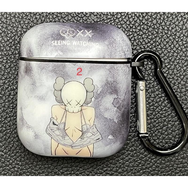 Vỏ Ốp Case Dành Cho Airpods1/2 Hình KAWS Ngộ Nghĩnh Chống Trầy Chống Shock Kèm Móc Đeo