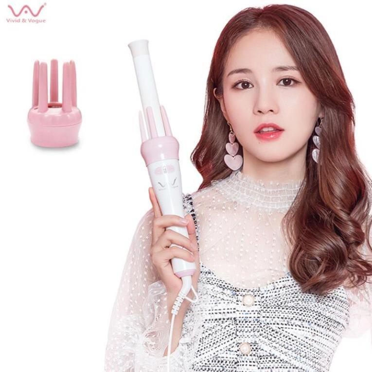 Máy Uốn Tóc, Lược Điện Làm Xoăn Tóc 360 Độ Vivid & Vogua Chuyên Nghiệp,Giúp Tạo kiểu đẹp Shop Change Gia Dụng Thông Minh