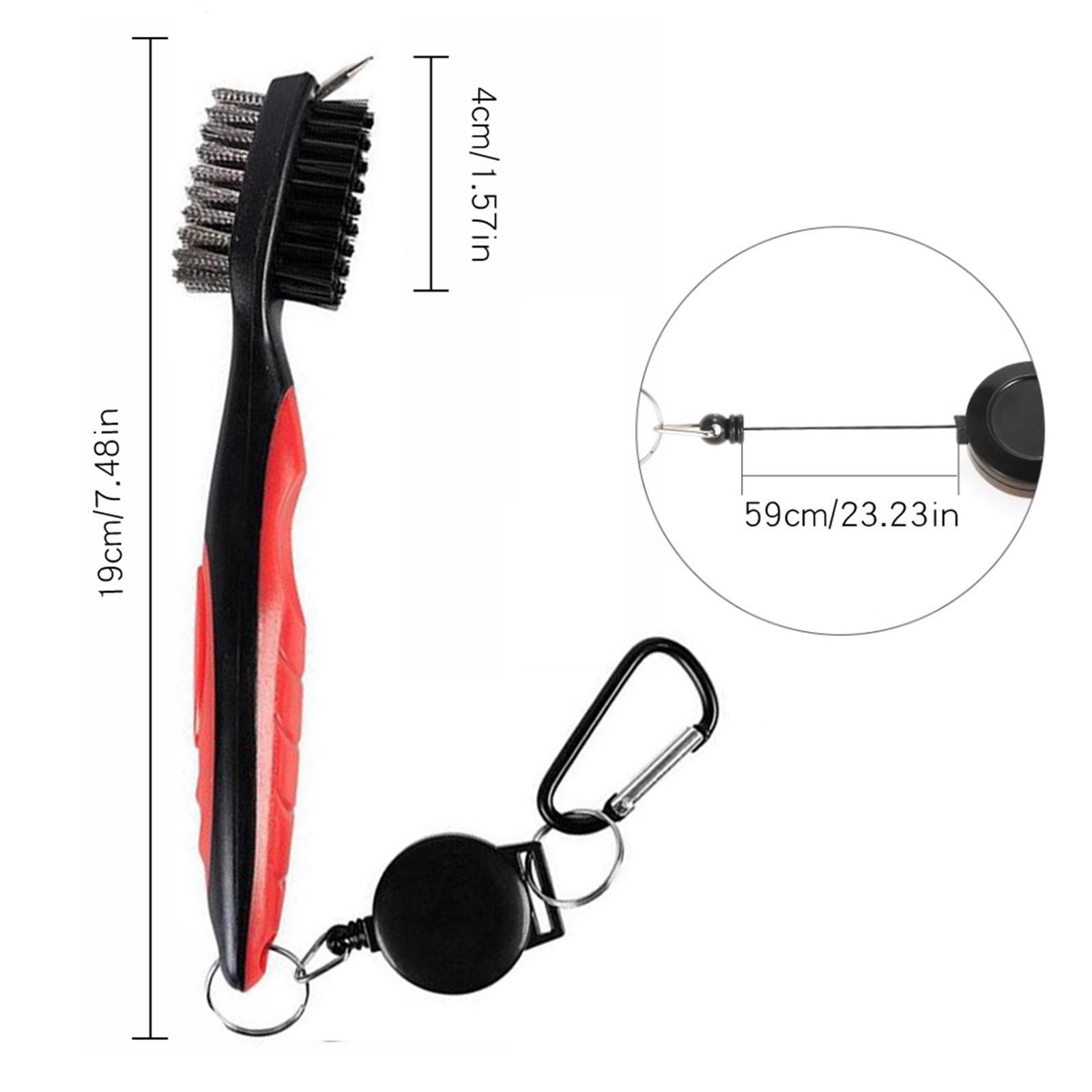 Golf Club Cleaning , Golf Towel Equipment Golf Bag Supplies, Golf Club Cleaner Brush Repair Tool for Game, Golf Irons