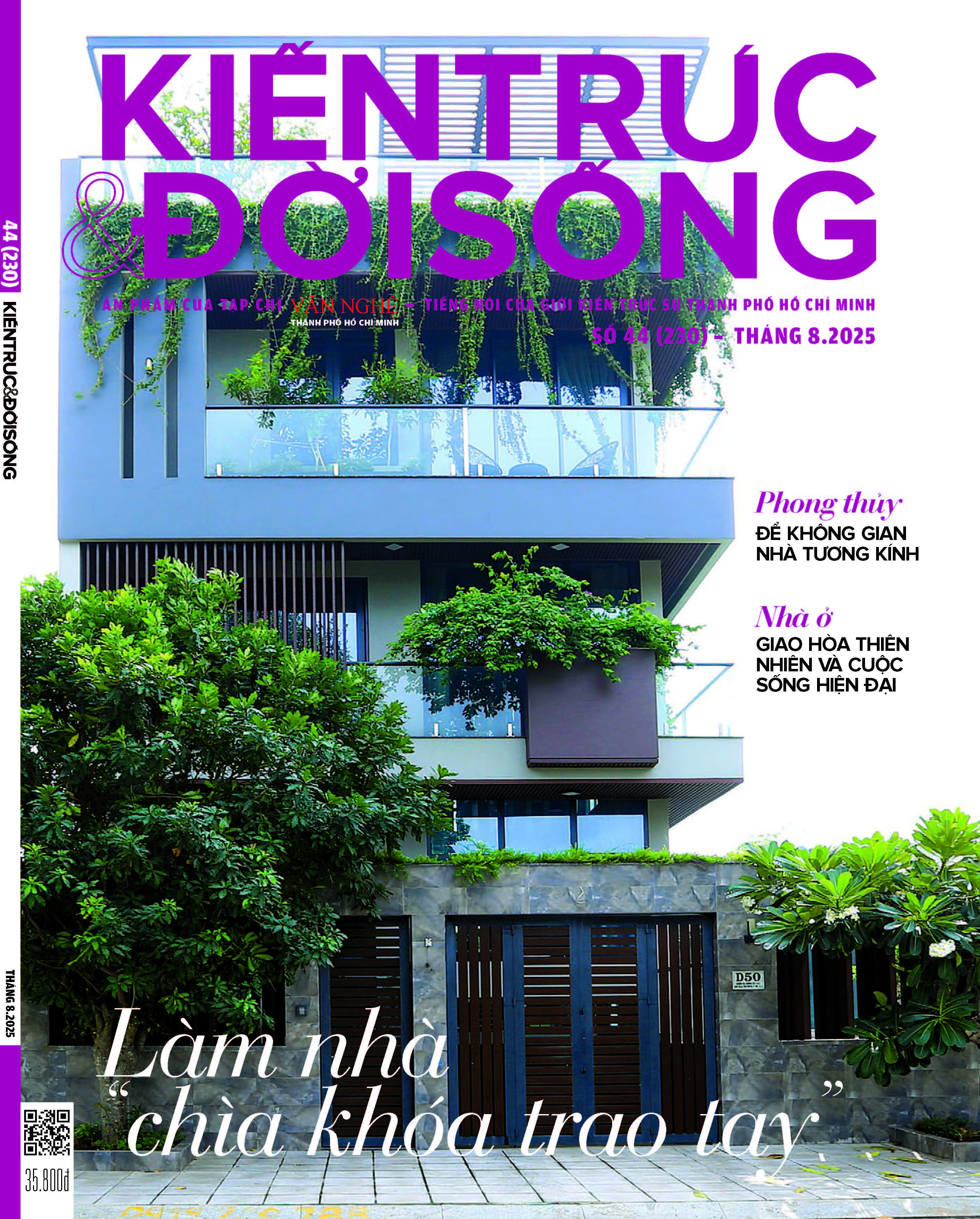 Tạp chí Kiến Trúc và Đời Sống số 230 (Tháng 8-2025)_ làm nhà chìa khóa trao tay