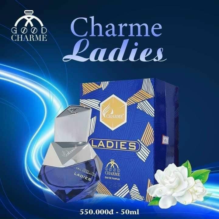 Nước hoa nữ cao cấp, Charme Ladies, hương nước hoa chính hãng, mùi hương quyến rũ, lưu hương cả ngày, 50ml