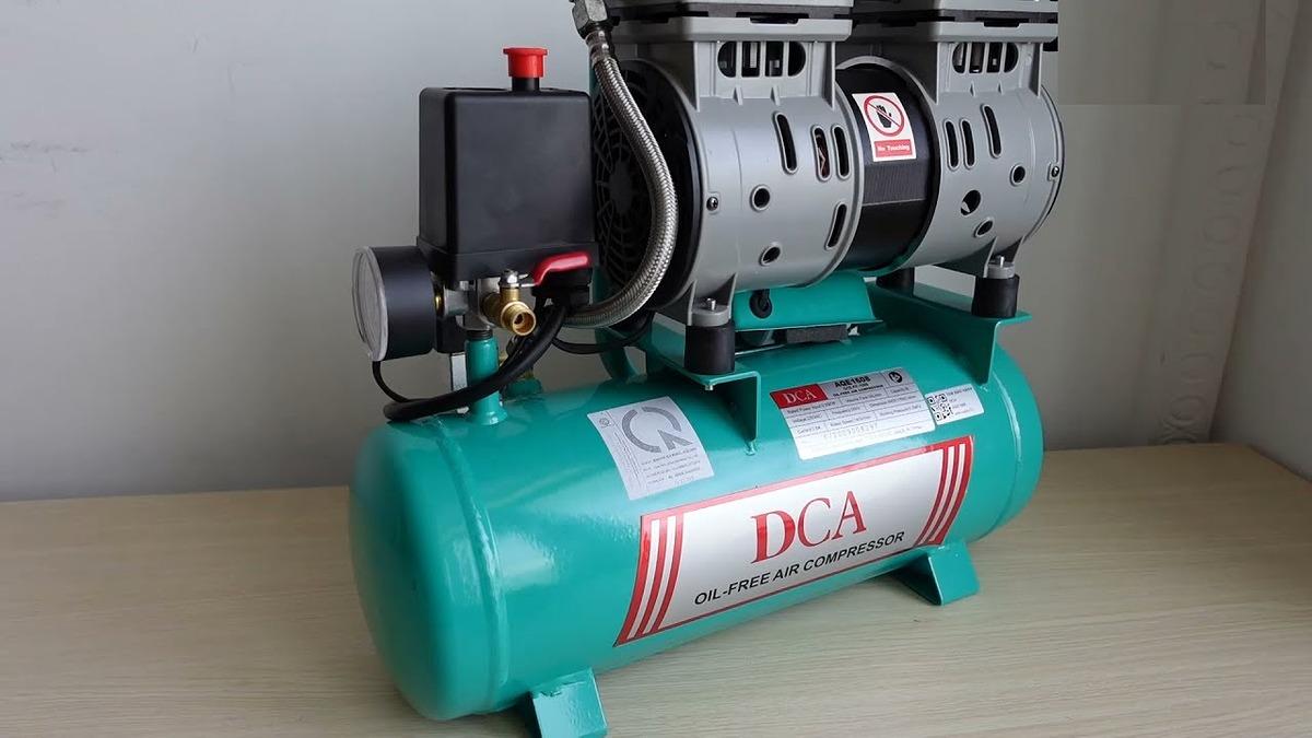 MÁY NÉN KHÍ KHÔNG DẦU 550W 8L DCA AQE1608 - HÀNG CHÍNH HÃNG