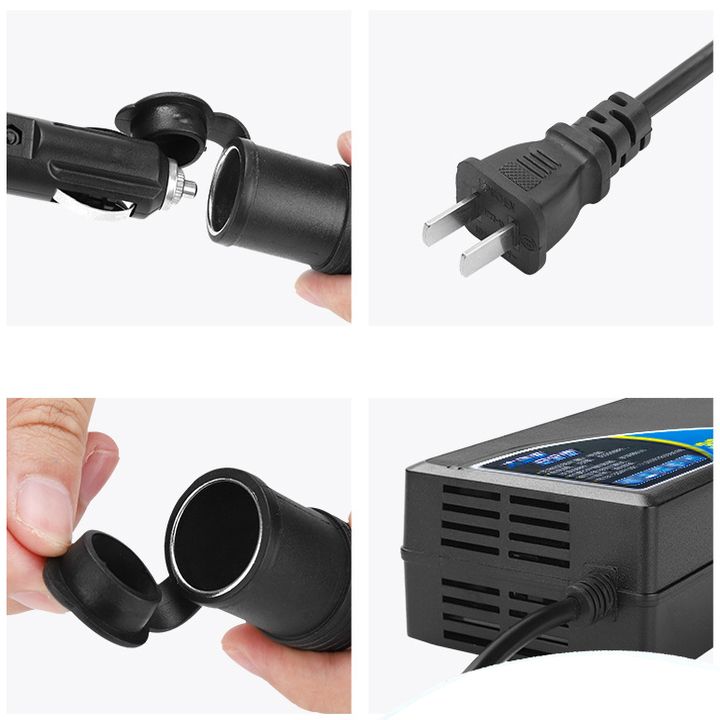 Bộ chuyển đổi nguồn 220V sang 12V-30A công suất 360W - Đầu dạng cắm tẩu - Mã: WM-220-12