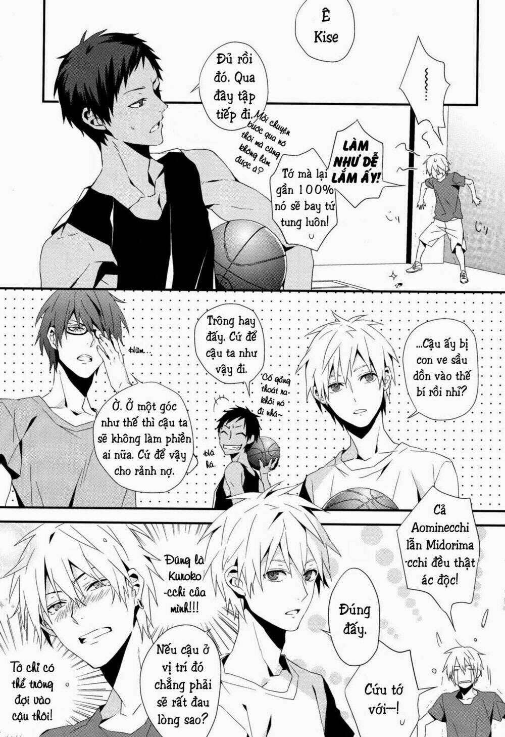 kuroko – tuyển thủ vô hình: color chart 1 chapter 1 6