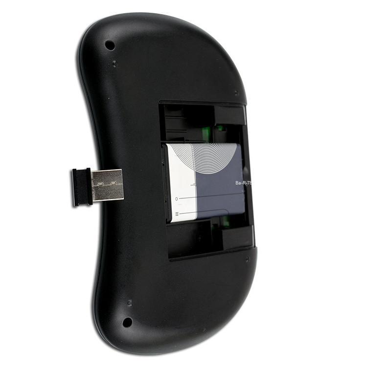 Bàn phím và chuột kiểu dáng mới nhất của Thâm Quyến hỗ trợ i8USB Bàn phím cảm ứng không dây bằng tiếng Anh có đèn nền pin lithium có thể được tùy chỉnh bàn phím