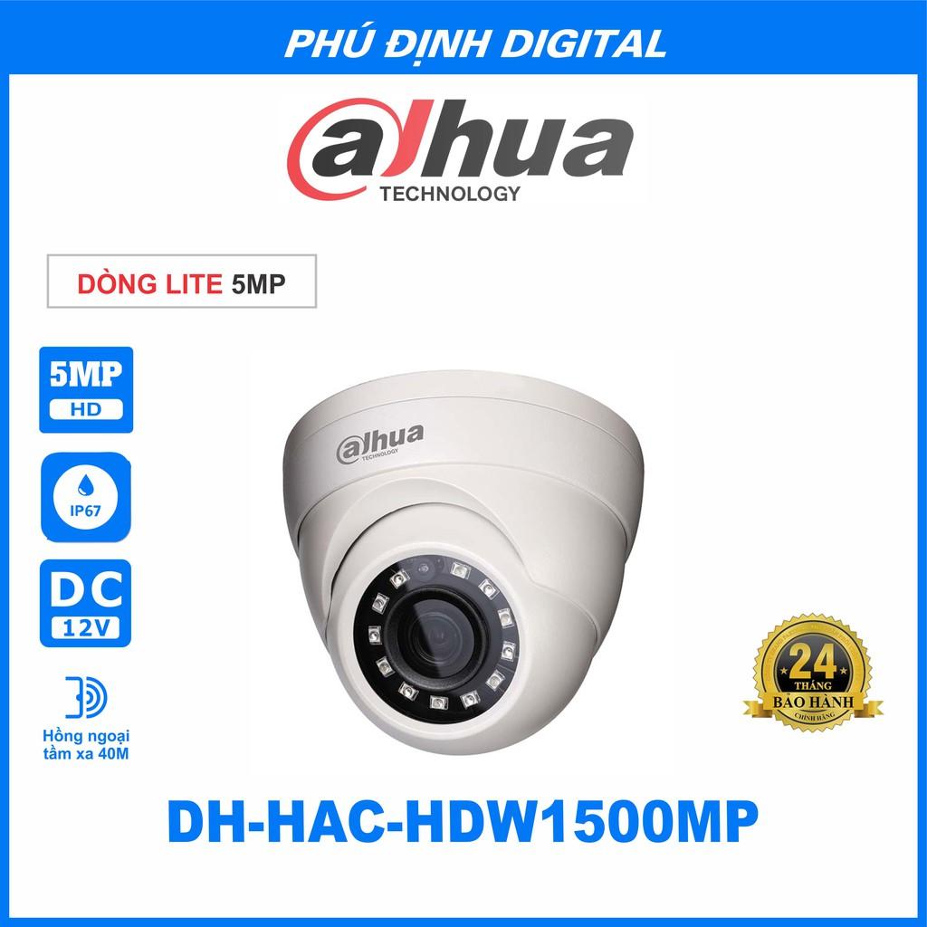 Camera HDCVI 5MP Dahua mã DH-HAC-HDW1500MP - Hàng Chính Hãng