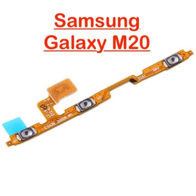 dây nút nguồn cho Samsung M10 M20 A10 / dây cáp nút tăng giảm âm lượng cho Samsung M10 M20 A10 dùng chung, hàng zin bóc máy