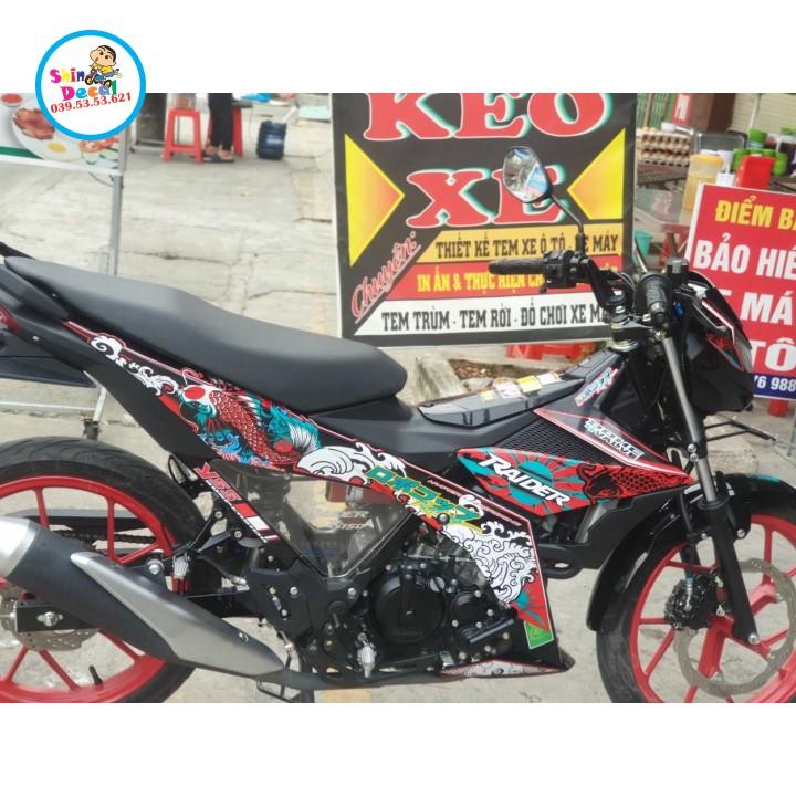 Tem rời raider fi cá chép đỏ đen