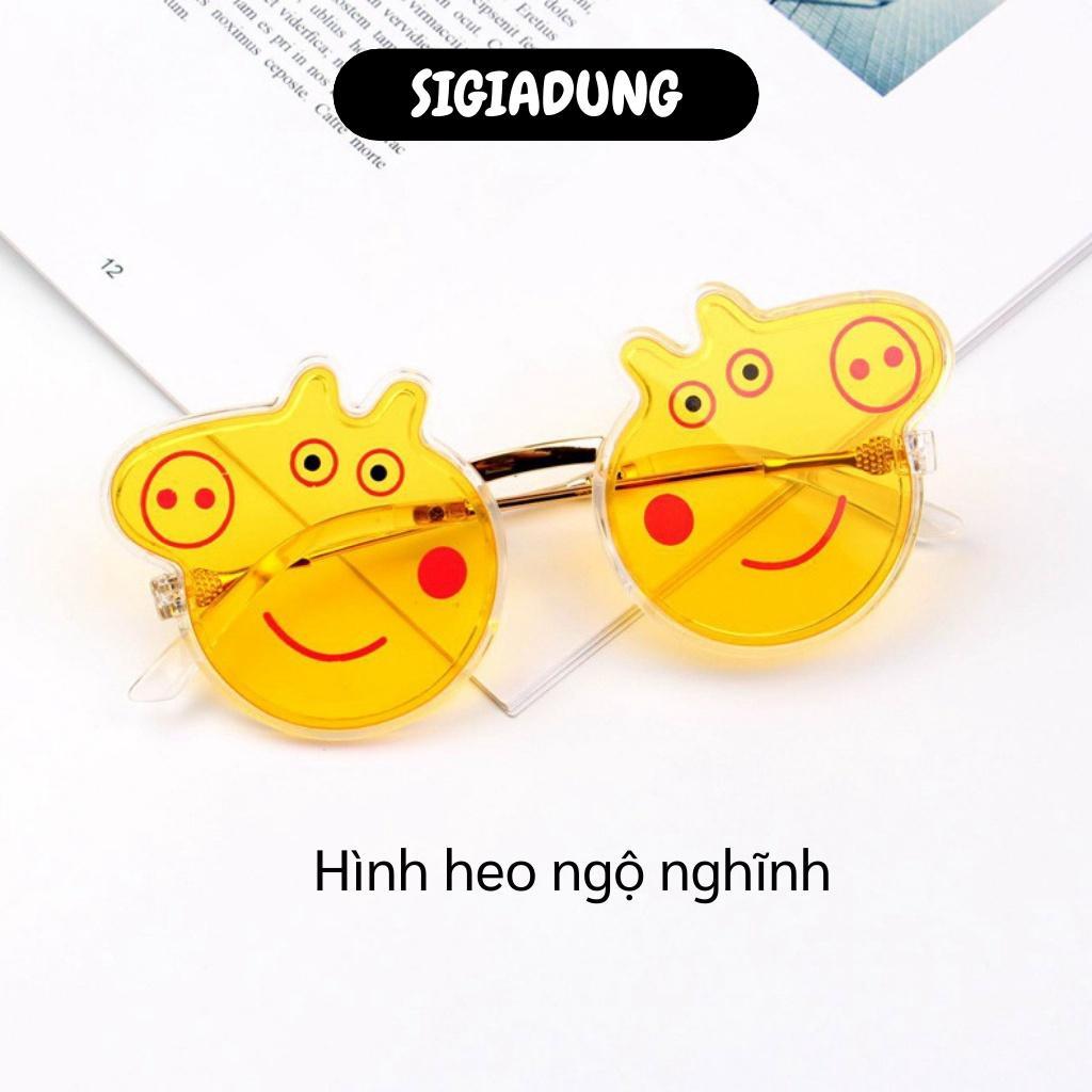 Kính Râm Cho Bé - Kính Mát Thiết Kế Hình Heo Peppa Tránh Tia UV Và Bụi Cho Bé 6397