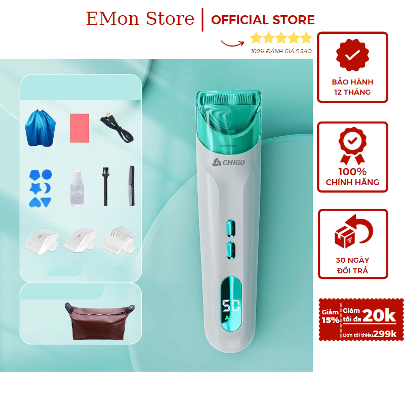 Tông Đơ Cắt Tóc Cho Bé Có Hút Tóc Chigo Giúp Bé Không Bị Ngứa Tăng Đơ Cắt Tóc Cho Bé Sơ Sinh Không Ồn Dùng Ngay Cả Khi Đang Ngủ Chất Liệu Cao Cấp An Toàn Cho Da Em Bé