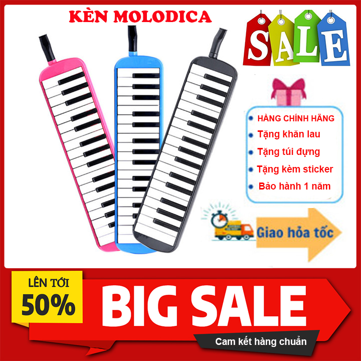 Kèn Melodica cao cấp cho bé học âm nhạc -Hàng Chính Hãng (Bảo hành 12 tháng)