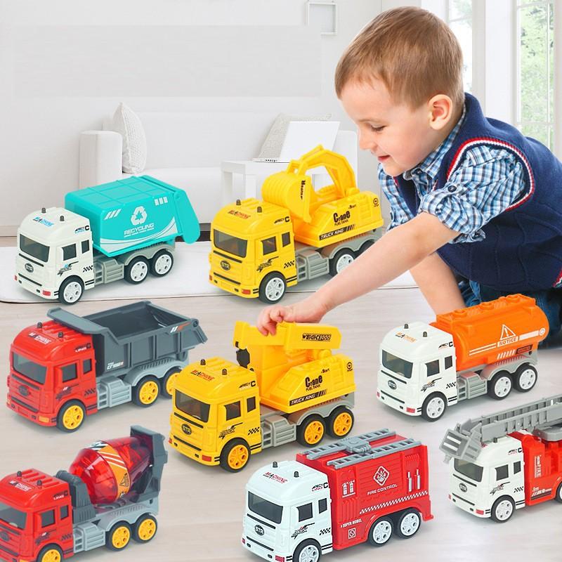 Bộ đồ chơi ô tô mô hình đủ loại cho trẻ em, đồ chơi cho bé thoả sức sáng tạo