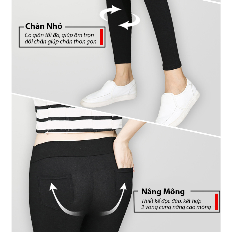 Quần legging nữ đẹp hàn quốc mã TT17 kiểu dáng bó ống chất liệu vải cao cấp cho dân văn phòng đi làm