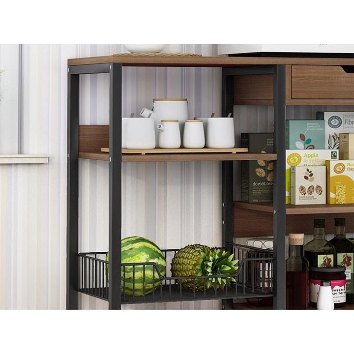 Kệ để lò vi sóng - Kệ để lò vi sóng 6 ô, 80x30x80cm - kệ để đồ nhà bếp