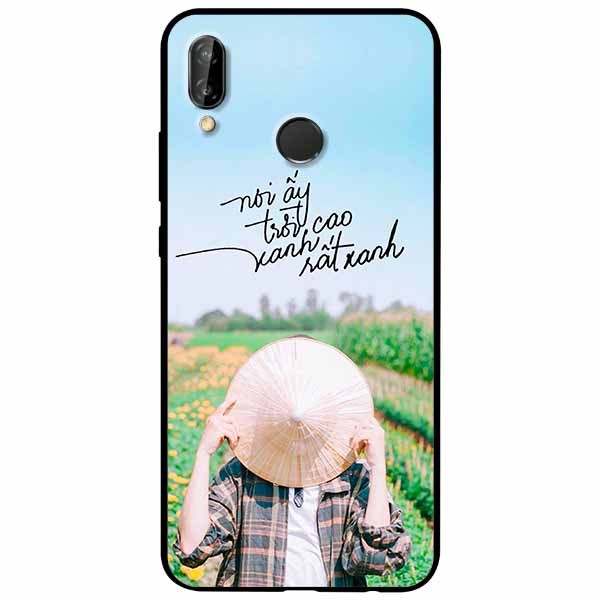 Ốp lưng in cho Huawei Nova 3i Mẫu Lấy Nón
