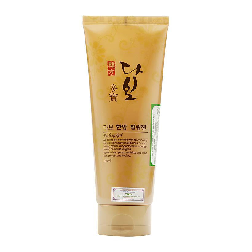 Gel Tẩy Tế Bào Chết Trắng Da Tái Tạo Cho Da Mặt Hàn Quốc Dabo (180ml) – Hàng Chính Hãng