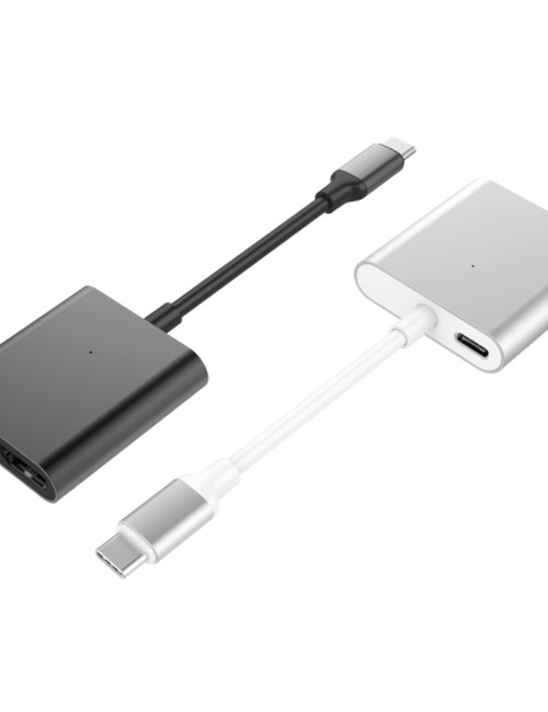 CỔNG CHUYỂN HYPERDRIVE 4K HDMI 3-IN-1 USB-C HUB FOR MACBOOK, PC &amp; DEVICES - Hàng Nhập Khẩu