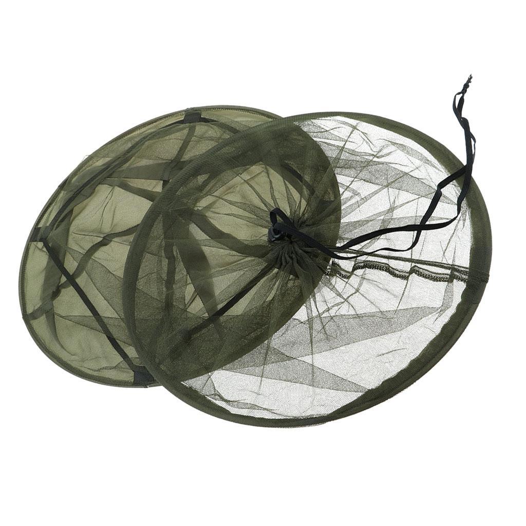 Outdoor Mosquito Insect Hat Bug Mesh Head Net Face Protector Travel Camping