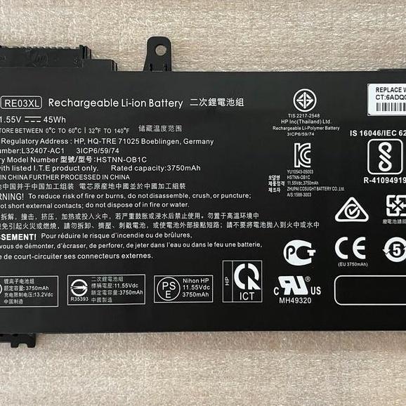 Pin Tương Thích Cho Laptop Hp Probook 445-G6 450-G6 440-G6 430-G6 430 450 G7 – Re03Xl 45Wh - Hàng Nhập Khẩu New Seal TEEMO PC TEBAT1111