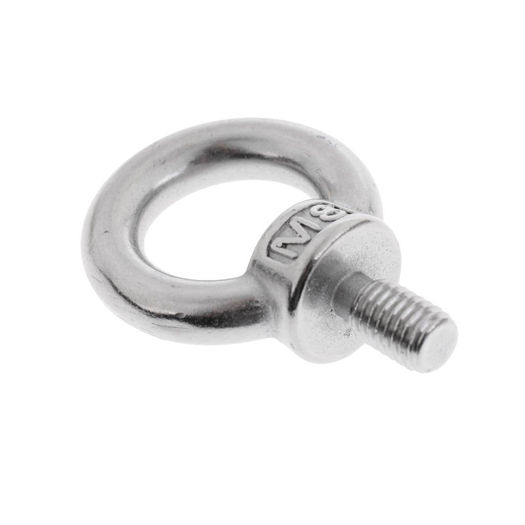 Bu Lông Tròn DIN 580 Bằng Thép Không Gỉ 304 Cho Động Cơ Biển