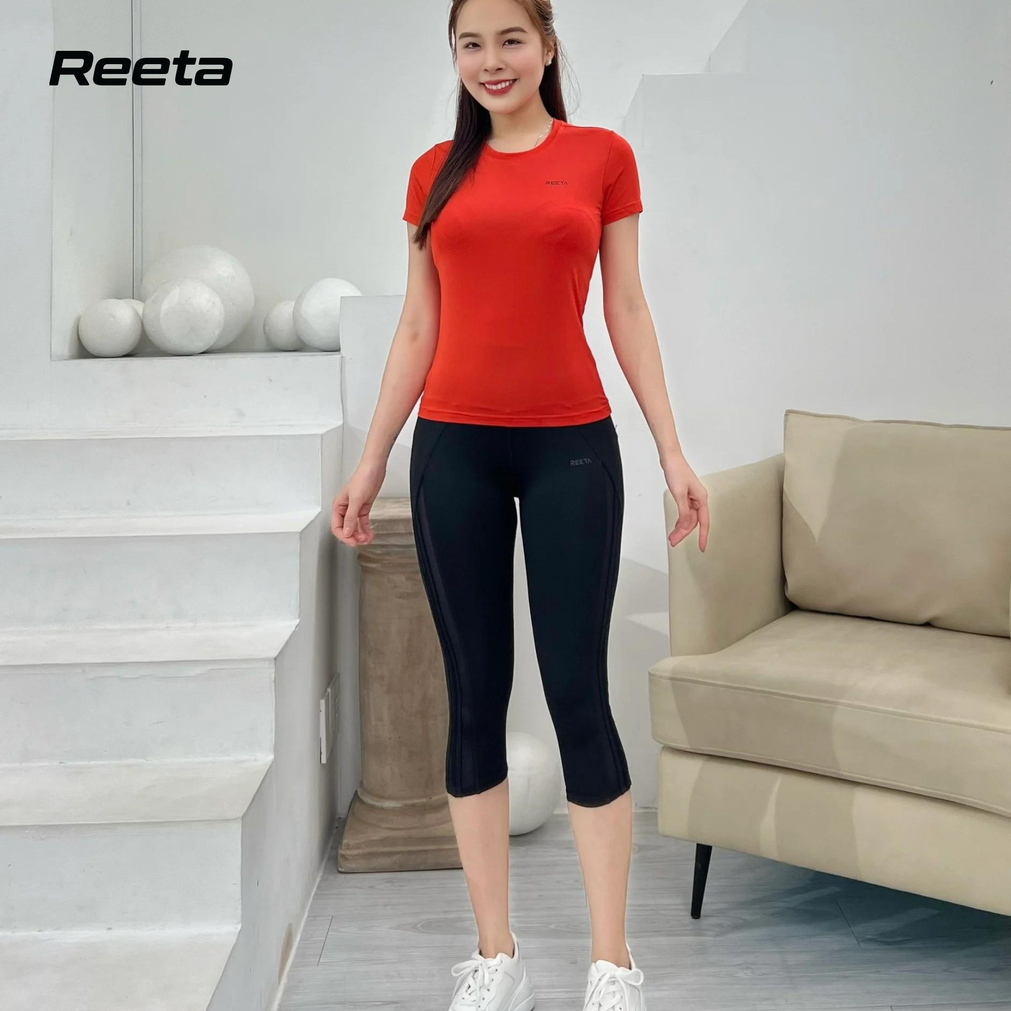 Quần lửng Legging Nữ REETA thoải mái tập gym, yoga, dạo phố, dáng đẹp và chân thon - A1777