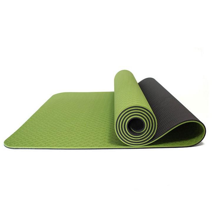 Thảm Tập Yoga - Thảm tập TPE- Thảm yoga dầy 8 mm