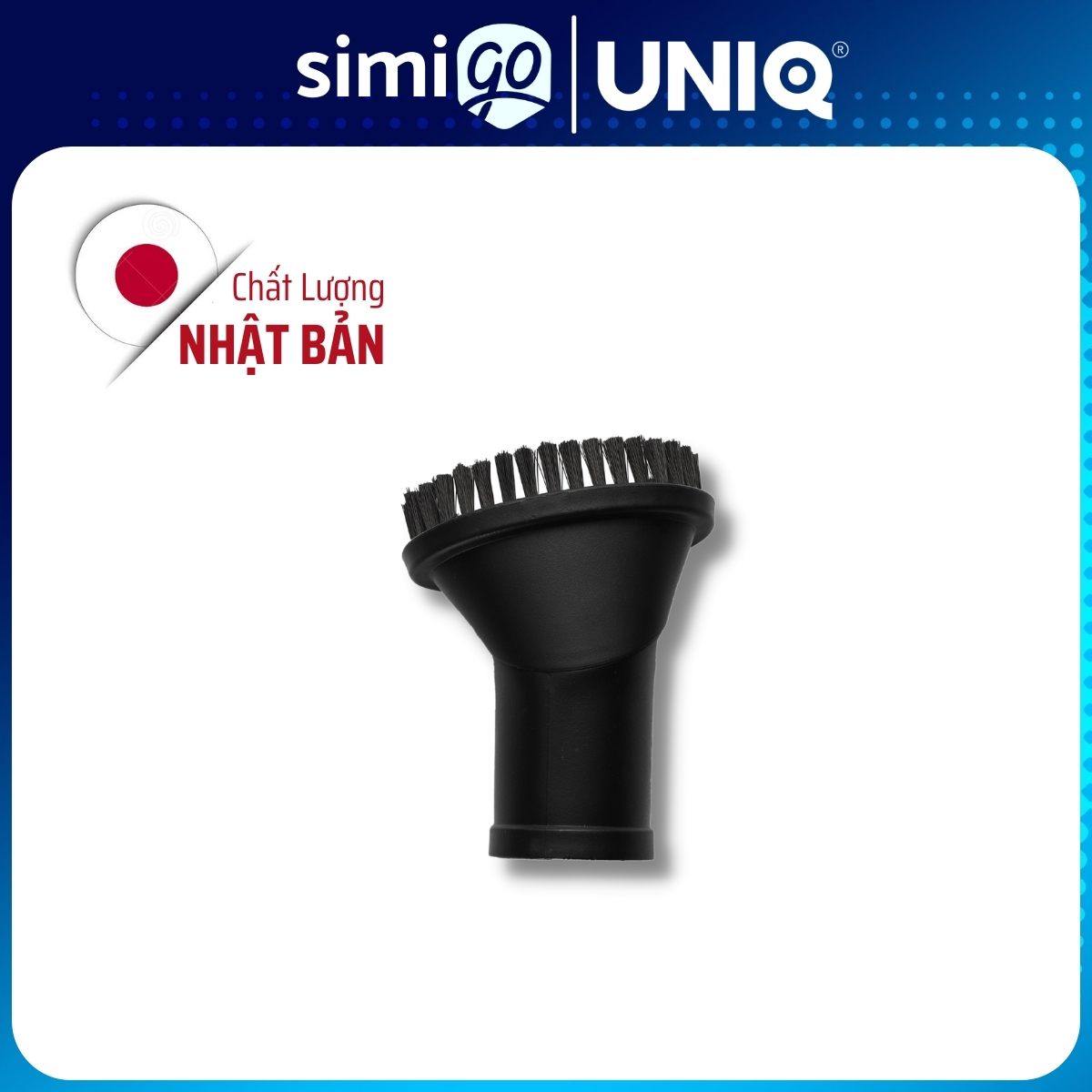 Đầu hút chổi tròn dành cho máy hút bụi cầm tay không dây gia đình UNIQ Free A7 mini giường đệm nệm lông thú cưng - Hàng chính hãng