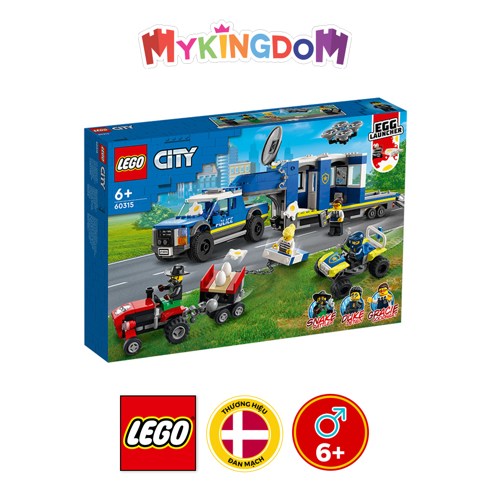 Đồ Chơi LEGO CITY Trạm Cảnh Sát Lưu Động 60315