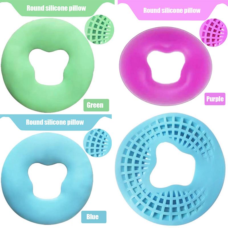 Không Đánh Dấu Chống Trơn Trượt Mặt Miếng Lót Mềm Chất Lượng Spa Massage Mặt Silicone Thư Giãn Đế Đệm Bolsters Gối Ôm chăm Sóc Sắc Đẹp Gối