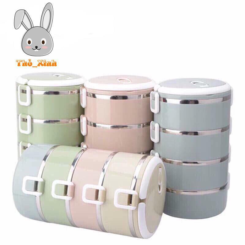 CẶP LỒNG CƠM GIỮ NHIỆT 4 TẦNG CAO CẤP, HỘP ĐỰNG THỨC ĂN GIỮ NÓNG CAO CẤP