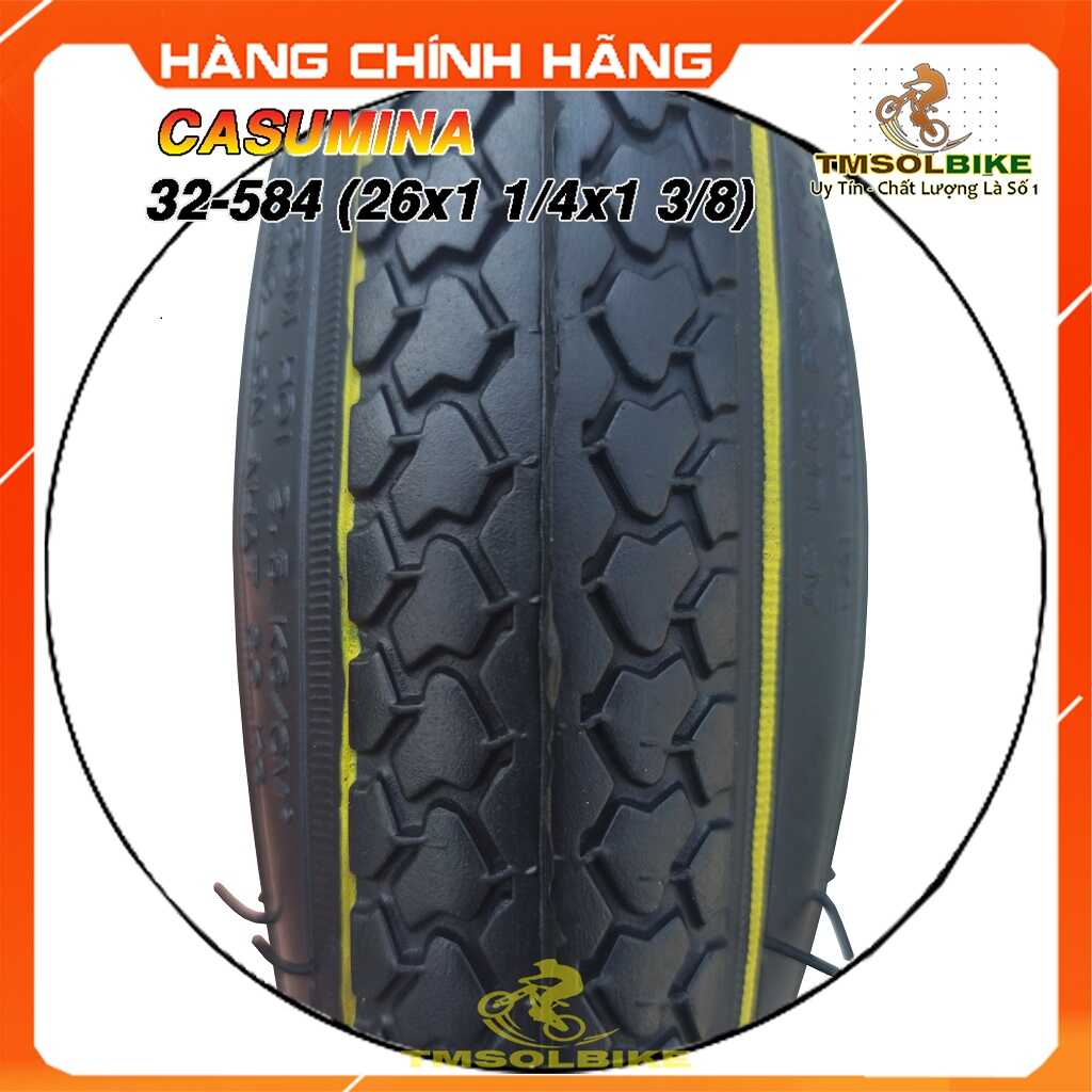 Vỏ Lốp Xe Đạp 26x1 1/4 x 1 3/8 CASUMINA