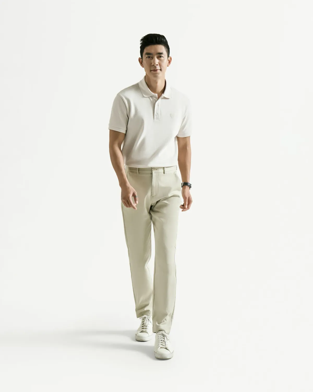 Áo polo tay ngắn nam patch trang trí (3 màu) Form Fitted - ROUTINE 10F24POL016 | ROUTINE CÀ MAU